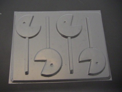253sp Video Game Man Chocolate or Hard Candy Lollipop Mold 253sp Video Game Man Chocolate or Hard Candy Lollipop Mold